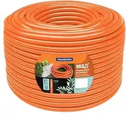 Tramontina 79210501 Multi 1/2 Inch Super Flex Garden Hose 50 Meter Length, Orange