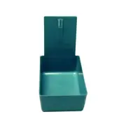 Plasdent 207MLP-14 Plastic Lab Pan Metal Clip 7-1/16" X 5-5/8" X 2 3/8" Teal
