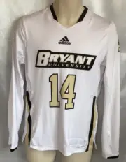 NWT ADIDAS LACROSSE BRYANT UNIVERSITY #14 JERSEY SHIRT WOMENS MEDIUM U9