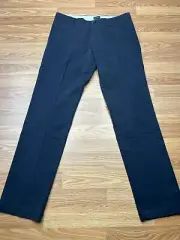 Dockers Men's Easy Slim Fit Khaki Stretch Pants Navy Blue 34 x 32
