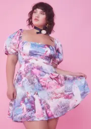 [Sugar Thrillz] Plus Once Upon A Dime Babydoll Dress