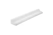 Bed Wedge Pillow Gap Filler Stopper Headboard Mattress Queen Size Foam Bedrest Comfortable Support Cushion Side Storage White 152x25.5x15cm