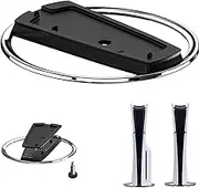 Vertical Stand for PS5 PS5 Slim Console, Vertical Stand Compatible with PS 5 Console/PS 5 Slim, Provides Stability and Heat Dissipation Stand, Black