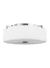 Generation Lighting Sunset Drive 2-Light Ceiling Light in Chrome