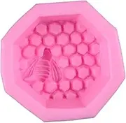 iplusmile Honeycomb Bee Fondant Mold Food Grade Mould for DIY Cake Decorating and Reusable for Teens for Creative Baking Projects