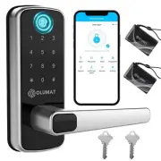 Smart Door Lock Keyless Entry Door Lock Fingerprint Door Lock with Keypad Dig...
