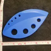 Blue Plastic Kitchen Leaf Herb Stripper/Cutter Tool No sharp edges Safe for all