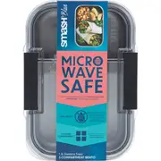 Smash Blue Stainless Steel Bento Box Assorted each
