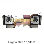 For Lenovo Legion Slim 5 16IRH8 Heatsink CPU GPU Cooler Cooling Fan 5H40S20914