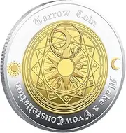 Tarot Coin - Commemorative Coin Collectible Craft, Lucky Tarot Art Coin, Constellations Coin, Lucky Tarot Art Coin, Sun Moon Constellations Challenge c0ins, Collectibles Craft Gift