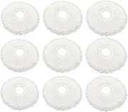 Washable Mop Cloth, for Ecovacs, for Deebot X1 Turbo/X1 Omni Vacuum Cleaner Sweeping Robot Replacement Accessories Spare Parts Robot Vacuum Mop Cloth(9pcs)