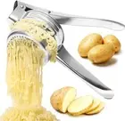 15 OZ Potato Ricer, Stainless Steel Potato Masher Heavy Duty Ricer for Mashed