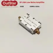 RF LNA Low Noise Amplifier 50MHz-6GHz 30dB Small Signal Receiving Amplifier #hot