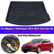 Rear Boot Cargo Liner Trunk Floor Mat Tray For Mazda 3 Hatchback 2010 - 2013 BL