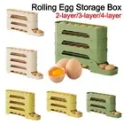 Large Capacity Automatic Egg Roller Refrigerator Egg Storage Box Kitchen