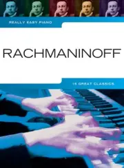 Rachmaninoff Really Easy Piano Classical Solo Sheet Music 16 Pieces Book