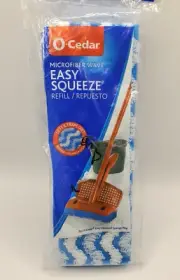 O Cedar Easy Squeeze Sponge Mop Refill Microfiber Wave heads