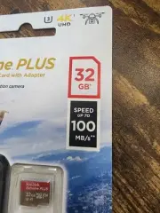 Brand new SanDisk Extreme Plus 32 GB micro SDHCBoui
