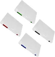 SOPOTUTU 4pcs Folder Storage Box Portable File Cases Document Cases Strong Anti-wear Save Time Tidy Your Space