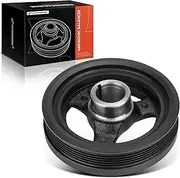 A-Premium Engine Harmonic Balancer Pulley Compatible with Buick Regal, Century & Cadillac Cimarron & Chevrolet Beretta, Cavalier, Celebrity, Corsica, Lumina & Oldsmobile Cutlass Ciera & Pontiac 6000