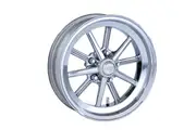 Team Three Wheels 1 Piece E-T Gasser Polished Rim 10 Spoke 15" x 4.5" x 2-3/8" BS With 5 x 4.5" BC