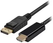 2m DisplayPort Male to HDMI Male Cable