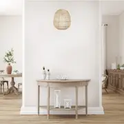Rana 30 Pendant Light in Black, Brown or Natural Rattan
