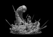 Ooze Lord Pudding Jelly Monster Manual 28mm Scale DND D&D Tabletop Mini