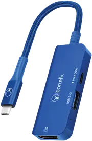 Bonelk Long-Life 3in1 Multiport Hub (Blue)
