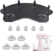 [ZHIXING] Stand Mixer Attachment Holders, Compatible with Kitchenaid Mixer & KitchenAid Flat Beater, Kitchen Accessory Organizer, Accessories for Storing Dough Hooks,Flat & Flex Edge Beater