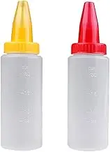 iplusmile 2Pcs DIY Cookie Decorating Tool Versatile Cake Decorator Bottles for Easy Cake and Pastry Decoration Random Color for Adults