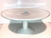 Martha Stewart 12" Fine Ceramic Cake Stand, White 12 inch / 30.5 cm NEW