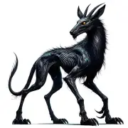Dark Calygreyhound Creature 3" DnD Myth Legend Mythology Gaming Hobby Decal