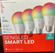 New Sengled - Smart Wi-Fi LED A19 Bulb (4 bulbs in one Pack) - Multicolor