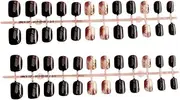 FOMIYES 2 Sets Fake Nail Decoration Nail Decals Women Nail Decor Nail Stickers Nail Art Decals
