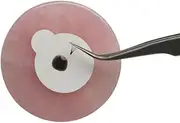PAMINGONO Jade Stone Eyelash Extension Glue Pallet Holder Round Pallet Pad for Applications