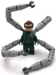 Lego New Dr. Octopus Otto Octavius Doc Ock Dark Green Suit Mechanical Arms