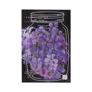 40 Pcs Retro Floral Stickers Set PET Transparent Flower Stickers For Scrapbooking Planner Journaling Diy Crafts Album
