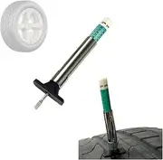 Car Tire Tread Depth Gauge, Color Coded Tire Depth Gauge Tire Tread Gauge, Quickly Identifies Amount of Tread on Tires, Professional Tire Thread Depth Meter Tool, for Motorcycle Car Truck and Bus ﻿