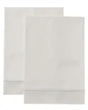 Frette One Bourdon White Pillowcase Set