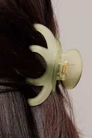 Green Hair Claw Clip