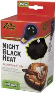 Reptile, Zilla Night Time Black Light Incandescent Heat Bulb (150 Watts)
