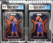 2 Immanuel Quickley 2020-21 RC Lot HGA 9.5 Kentucky, Knicks, Raptors!!