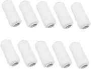 NUSITOU 10 Rolls Face Pulling Machine Cotton Thread Facial Threading Hair Removal Hair Removal Machine Facial Hair Removal Tool Tweezers Facial Hair Remover Threading Eyebrow Thread White