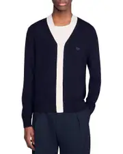 Sandro Colorblocked Cardigan Sweater