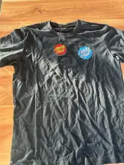 Santa Cruz Girl's MFG Retro Dot Reverse T-Shirt Size 16