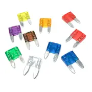 Auto Circuit Wiring Tester Kit 6-24 Volts Car Truck ATM MINI Fuse R012 10 pc