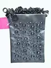 Silver Sparkles Rhinestone Crossbody Bag Metal Chain 6.5 X 4.5 NWT