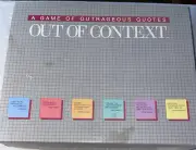 NEW SEALED Vintage 1985 Out of Context Board outrageous quotes Hersch & Co.