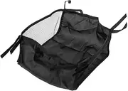 Laroal Pram Basket Pram Organiser Bag Pram Floor Organiser Pram Floor Basket Replacement Pram Storage Basket Stroller Organiser Bag(30x30x10cm Black)